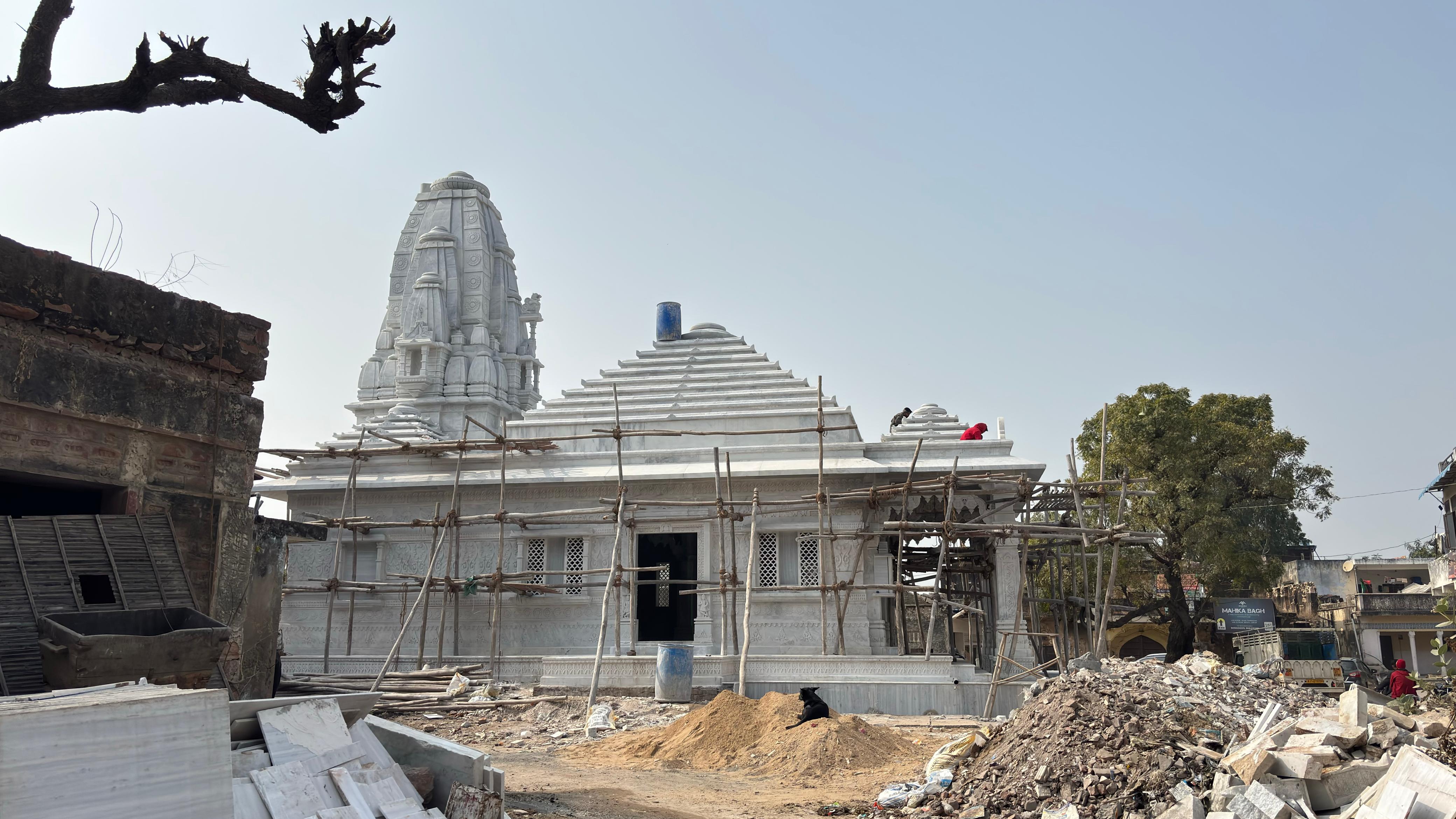 Shree Gopinath Ji Mandir Begas Jaipur Rajasthan Agariya Marble Temple Construction