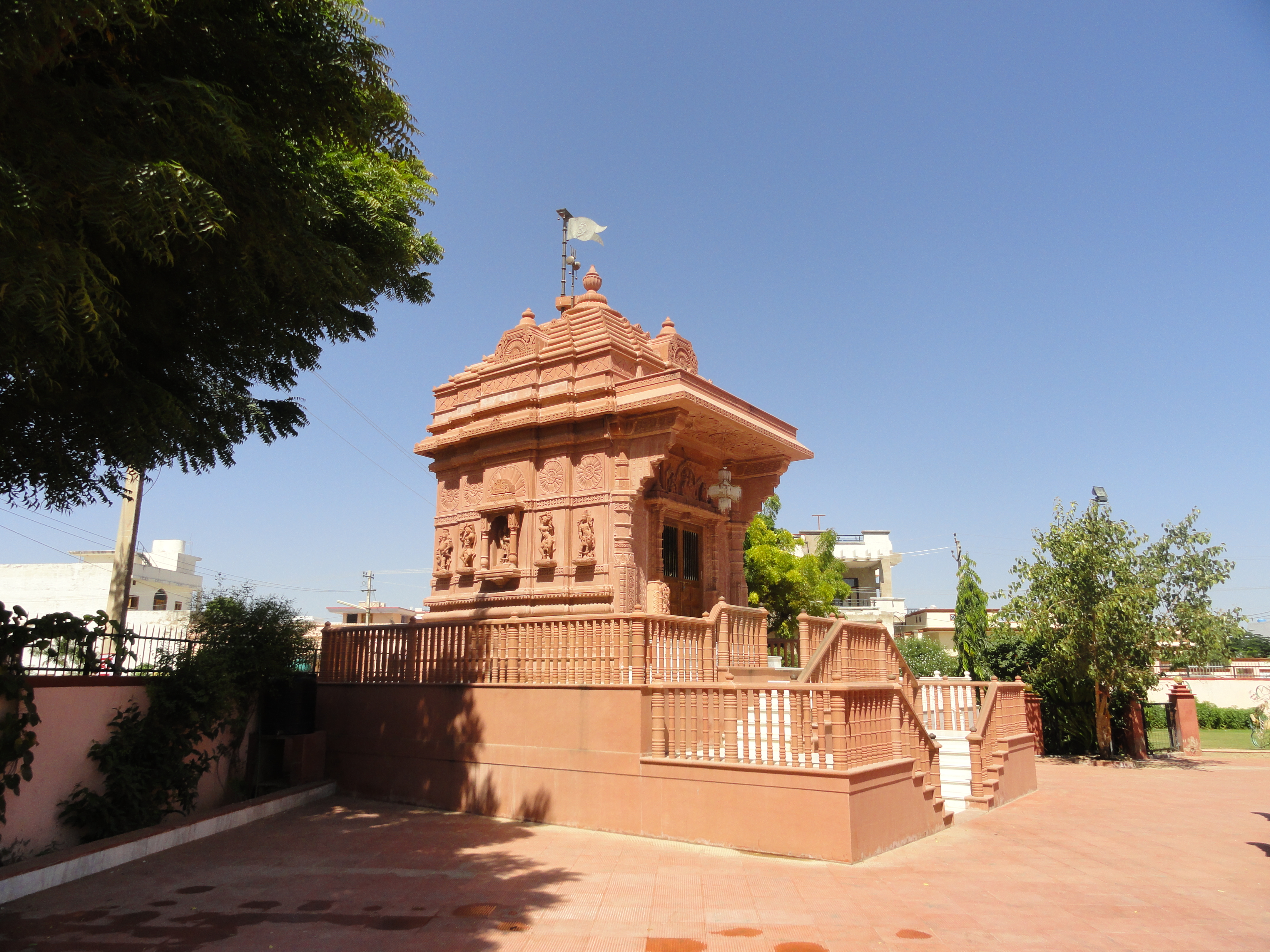 Shree Laxmi Narayan Temple Kishangarh Rajasthan Red Sandstone