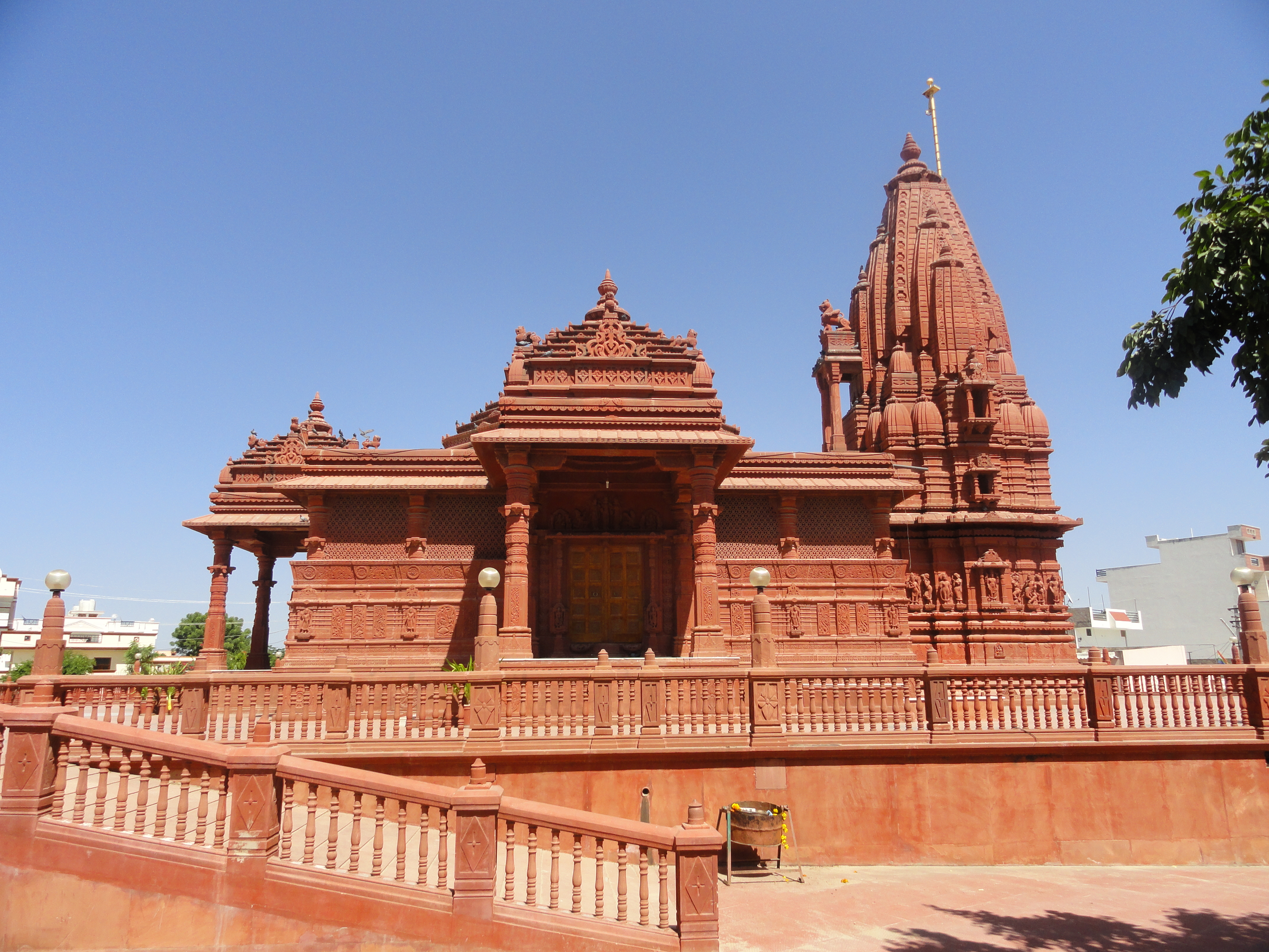 Shree Laxmi Narayan Temple Kishangarh Rajasthan Red Sandstone Temple Builders