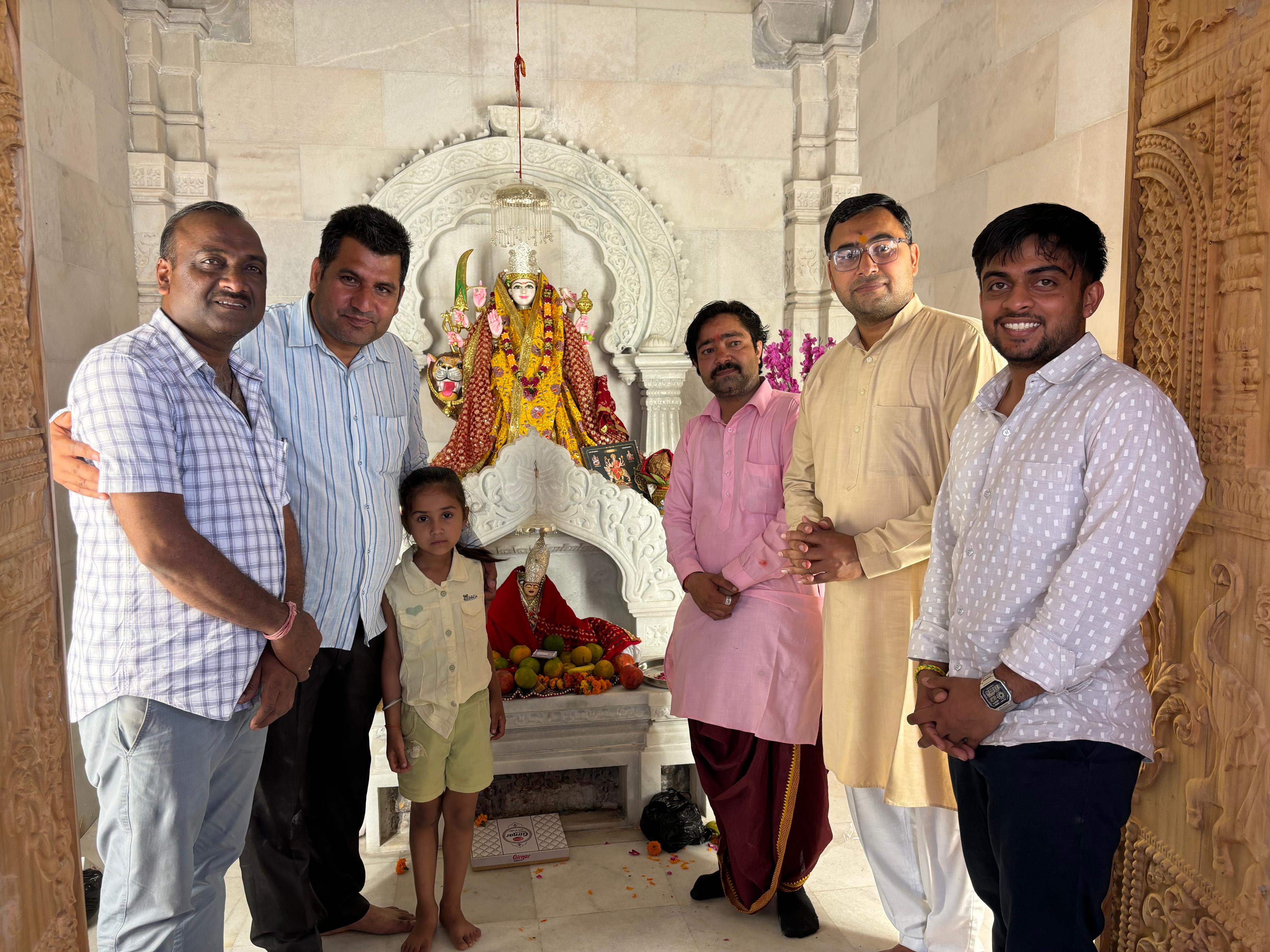 Maa Bhawani Mandir Haryana White Marble Temple
