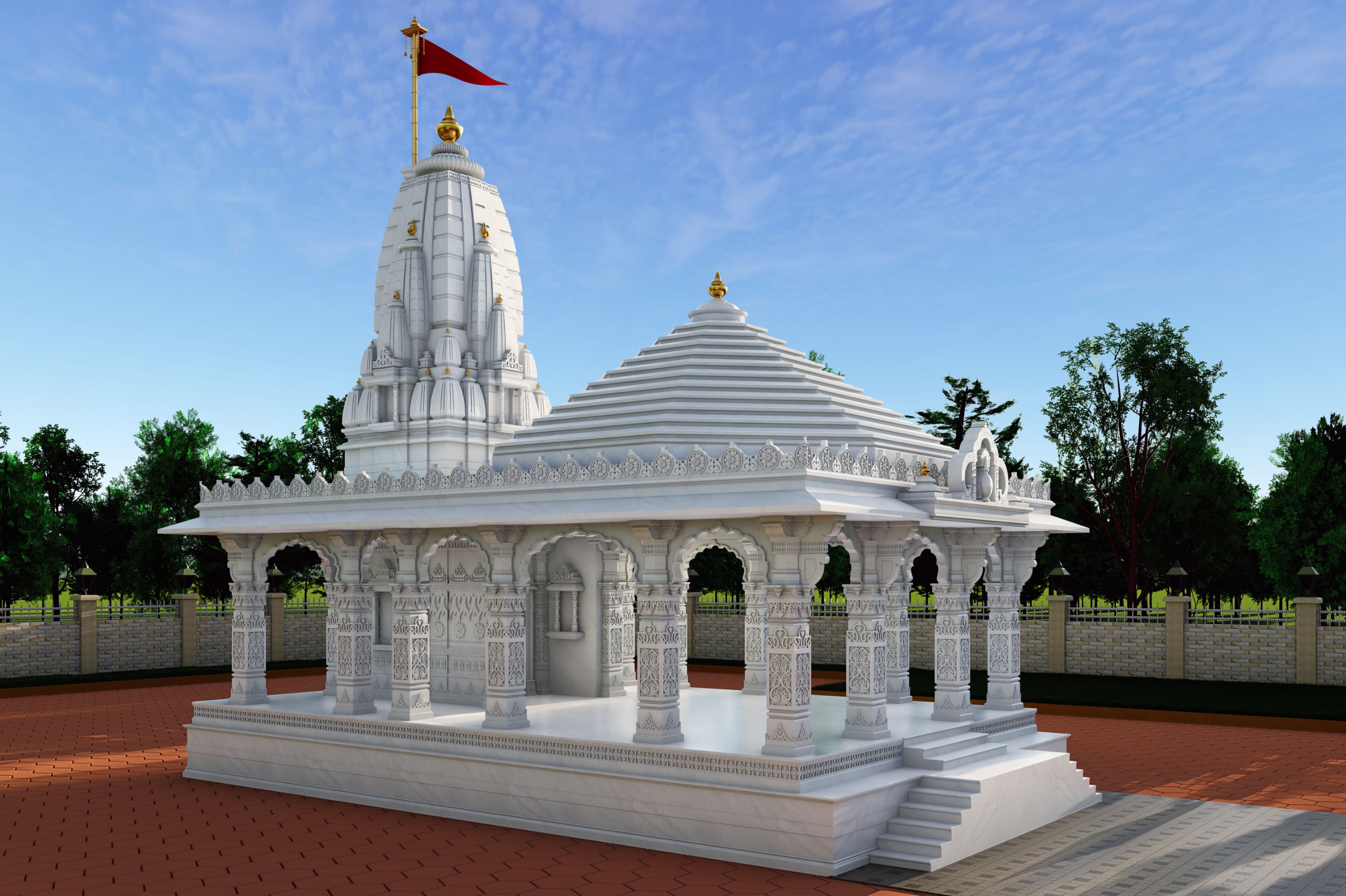 Shree Thakur Ji Mandir Jaipur Rajasthan Agariya Marble Temple Construction